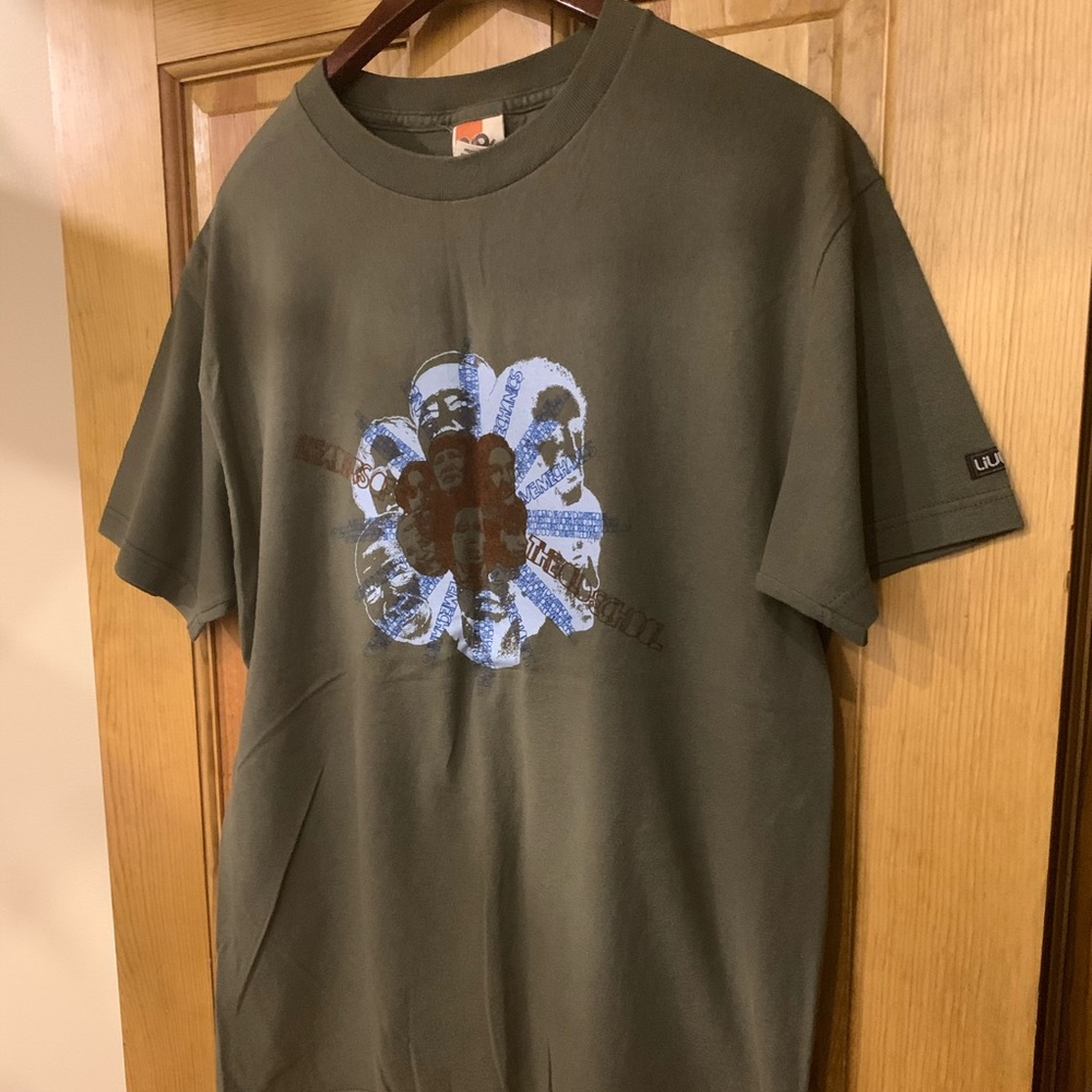 Vintage 1990s Live Mech Leaders of Old School T-Shirt XL Flocked Graphic